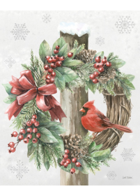 Feathered Festivities (Oasis Needlepoint)