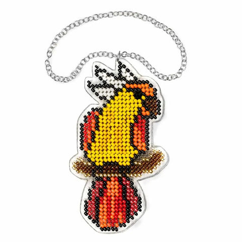 Bead Embroidery Kit/Plastic - FLPL-092 (Wonderland Crafts)