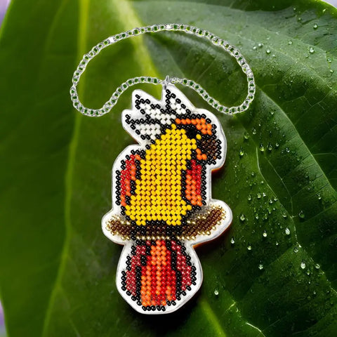Bead Embroidery Kit/Plastic - FLPL-092 (Wonderland Crafts)