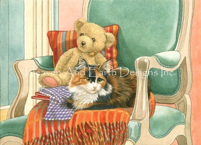 Bear Chair and Kitty (Francien VanWestering)