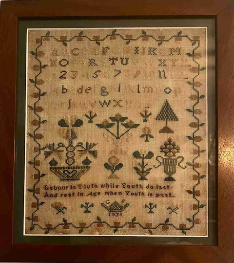 G.F. 1834 - Willow Samplings (Olde Willow Stitchery)