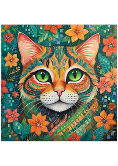 Green Eyes (Oasis Needlepoint)