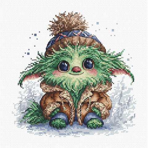 Green Little Monster (AVA Stitch)
