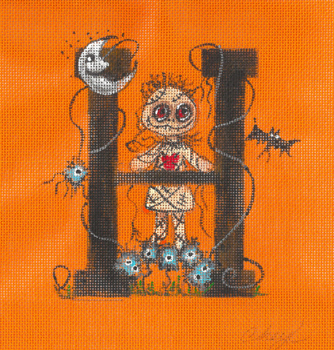 Halloween Alphabet - H (Cheryl & Annie)