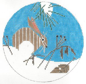 Snow Bunny (Charley Harper)