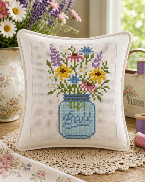 Summer Wildflower - Ball Jar Wildflowers (Anabellas)