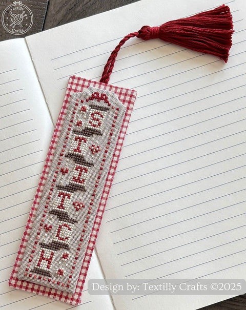 Stitch Spools Bookmark (Textilly Crafts)