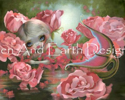 Mermaid with Roses (Jasmine Becket-Griffith)