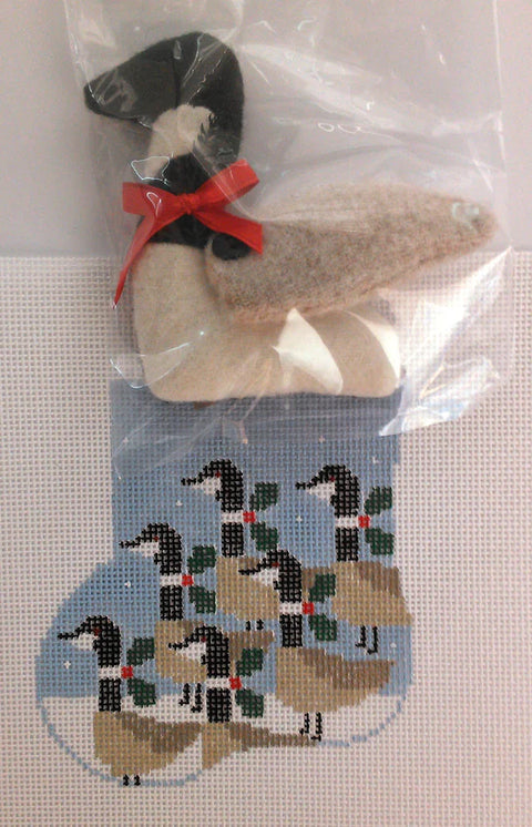 Geese Group w/Goose Mini Sock (Kathy Schenkel)