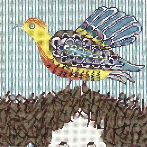 Lady w/Bird (Janis J Mattox)