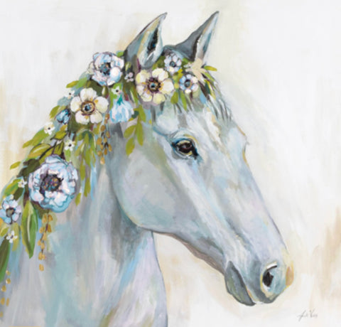 Lovely Blue Flowers (Oasis Needlepoint)