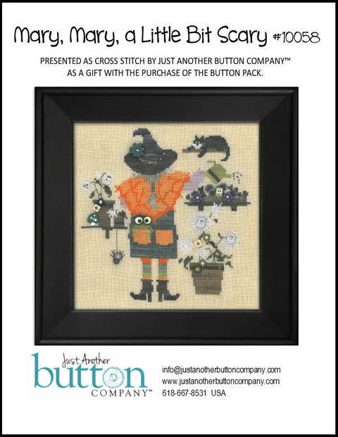 Mary Mary A Little Bit Scary Button Pack w/Chart (JABC)