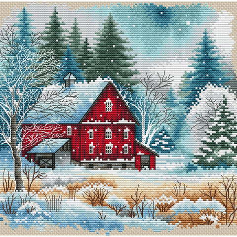 Red Cabin, The/Mini (AVA Stitch)