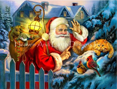 Cat and Santa/Mini (Nadia Strelkina)