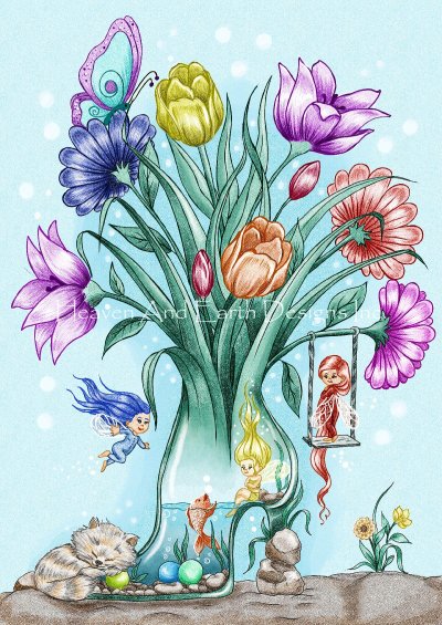 Magical Vase/Mini (Jenoviya Art)