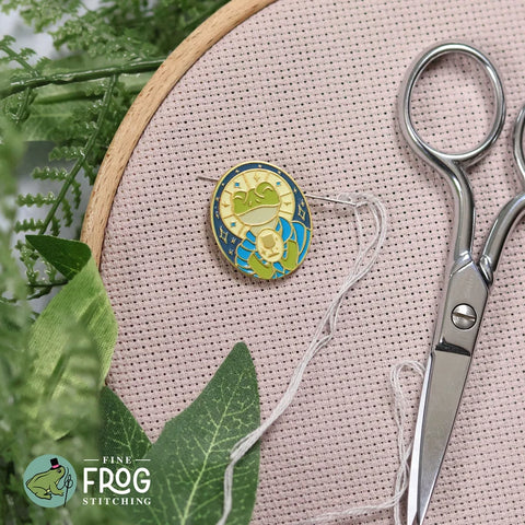 Saint Froggo (Fine Frog Stitching)