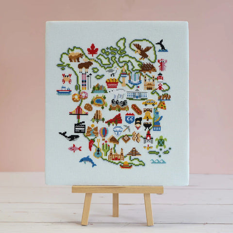 North American adventure (Caterpillar Cross Stitch)