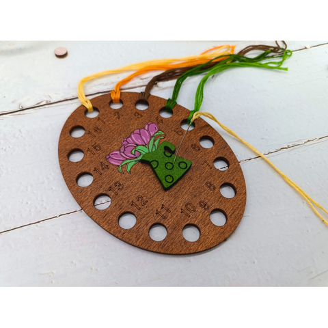 Floss Organizer/Tulips (Kind Fox)