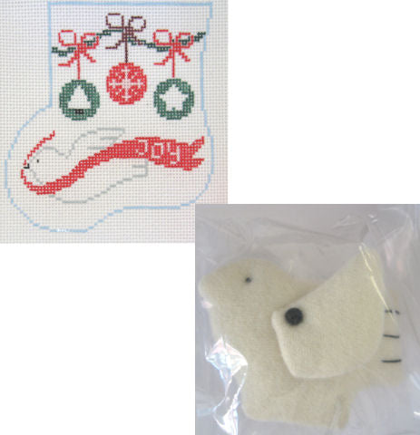 Dove Banner w/Dove Mini Sock (Kathy Schenkel)