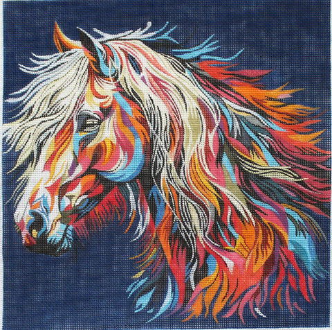 Stallion on Blue (PLD Designs)