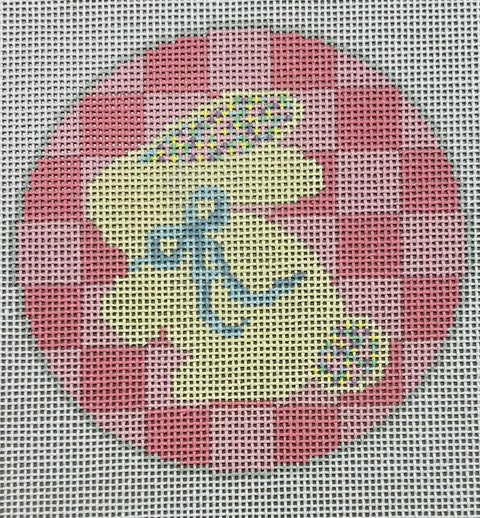 Bunny w/Sprinkle Ears Pink Check (Collection Designs)