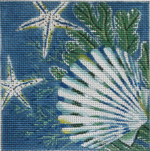 Scalloped Shell Square (PLD Designs)