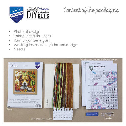 Dog in Autumn (Vervaco)