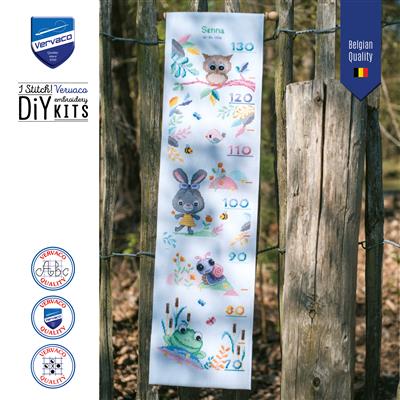 Animals in the Forest Growth Chart (Vervaco)