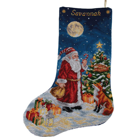 A Christmas Eve Encounter Stocking (Vervaco)