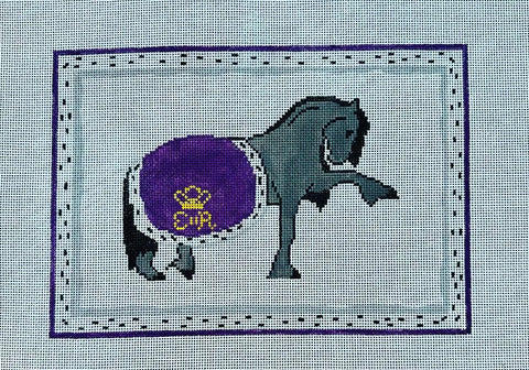 Queen's Horse w/Purple Blanket (Froopy Designs)