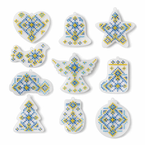 Bead Embroidery Kit/Plastic - FLPL-095 (Wonderland Crafts)