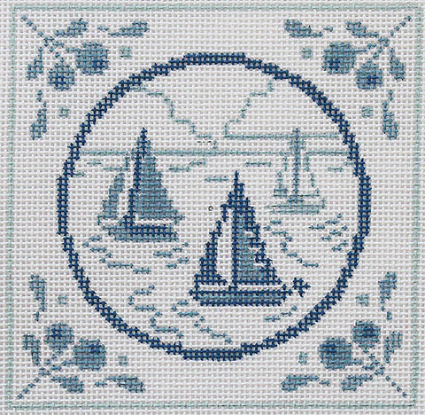 Sailboats in Blues (PLD Designs)