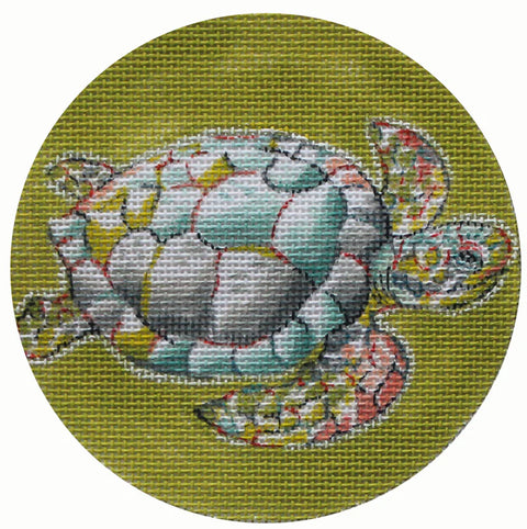 Turtle on Lime Ornament (PLD Designs)