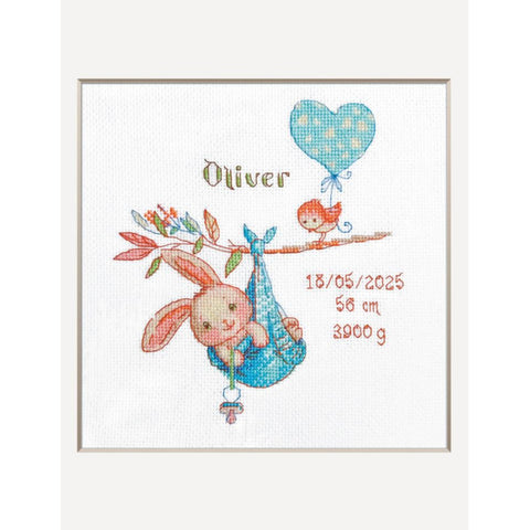 Boy Birth Sampler (Riolis)