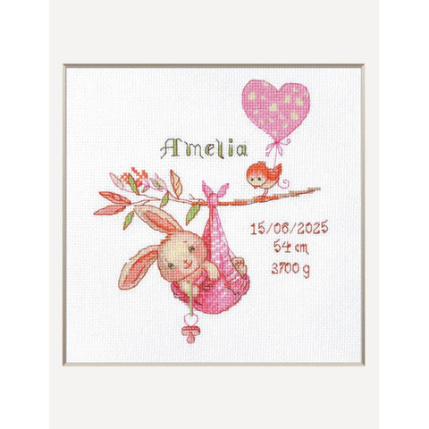 Girl Birth Sampler (Riolis)
