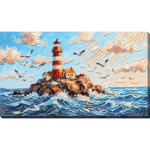 Lighthouse Above the Waves (Abris Art)