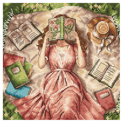 Books, flowers and dreams (AVA Stitch)