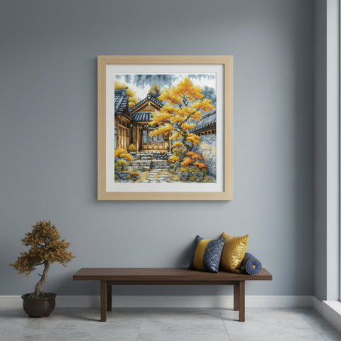 Golden Trees (AVA Stitch)