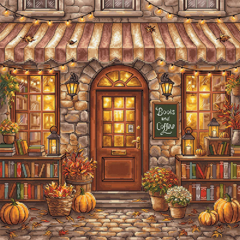 Books and Coffee (AVA Stitch)