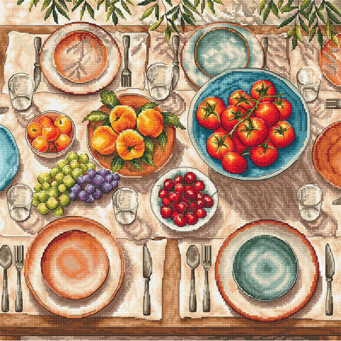 Mediterranean Table (AVA Stitch)