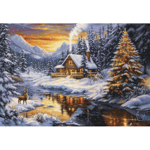 Winter Evening in the Mountains (Luca-S)