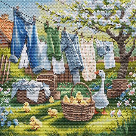 Spring at the Farm (AVA Stitch)