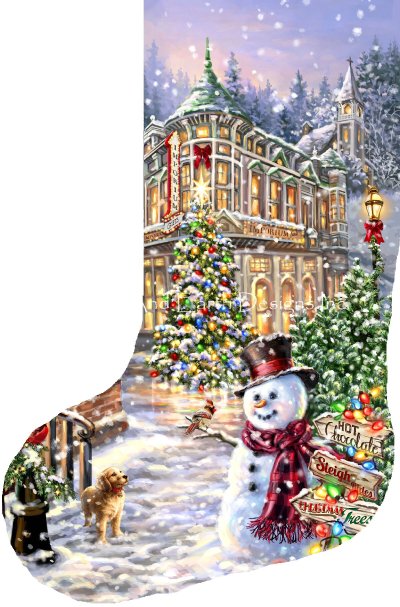 Stocking Christmas Lane (Dona Gelsinger)