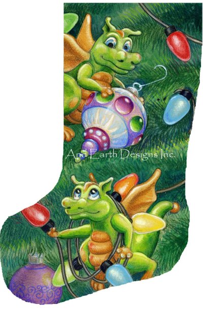 Stocking Trimming The Tree/Flipped (Randal Spangler)