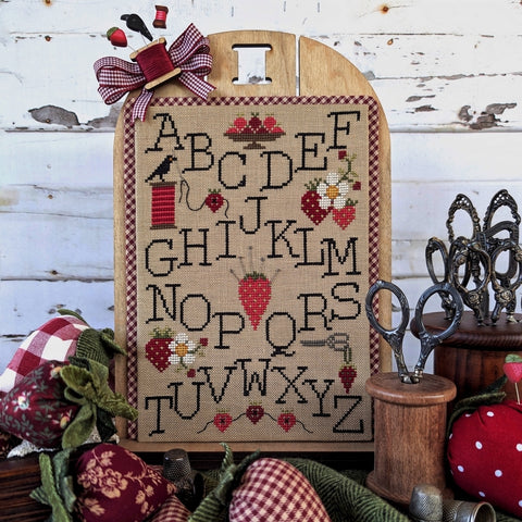Strawberry Alphabet Sampler (Puntini Puntini)