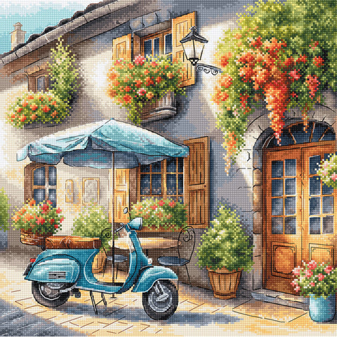 Blue Vespa, The (AVA Stitch)