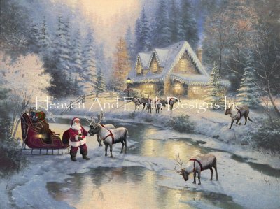 Christmas at Deer Creek (Thomas Kinkade)