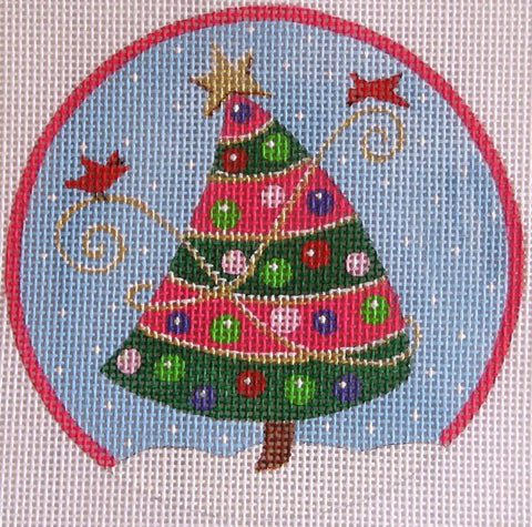 Whimsical Tree w/Red Stripes (PLD Designs)