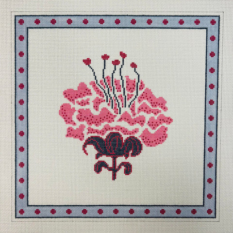 Raspberry Peony (Stitchtent)