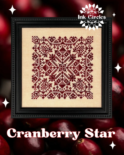 Cranberry Star (Ink Circles)